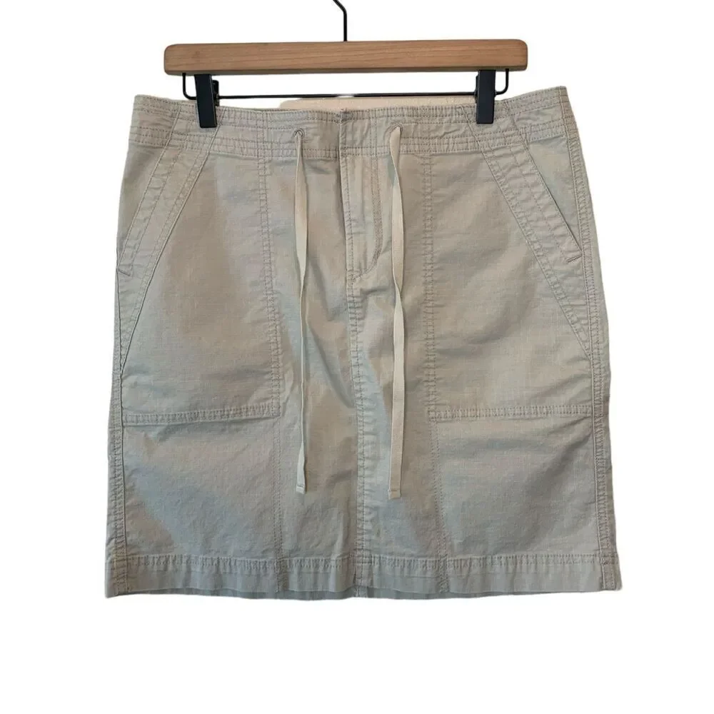Eddie Bauer Tan Skirt Size 8 Tall